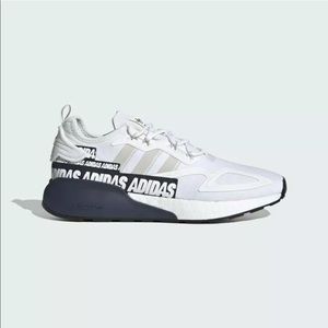 Adidas ZX 2K BOOST Men's White / Grey /Navy US  10